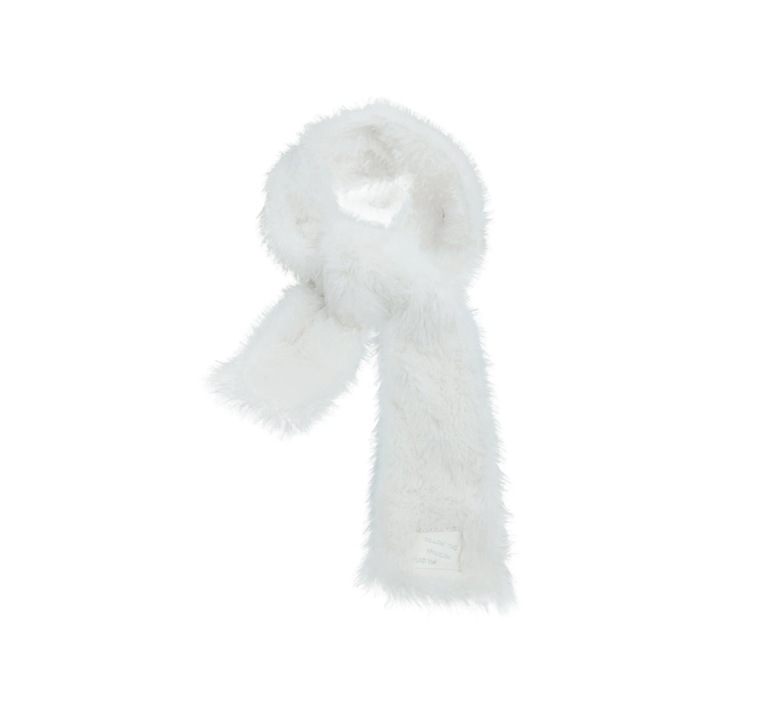 【24s Dec.】Faux Mink Solid Color Plush Scarf