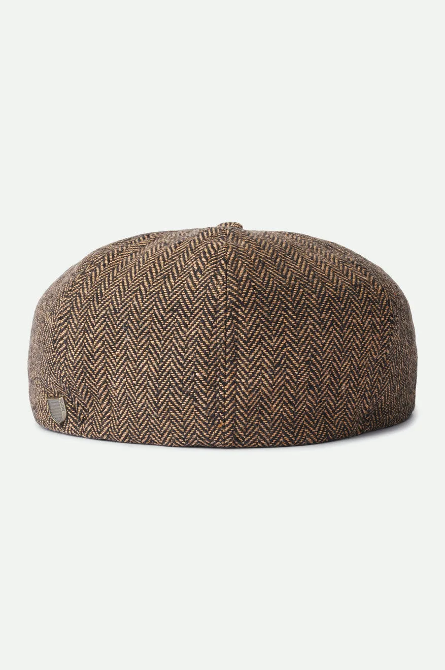 Brood Newsboy Cap - Brown/Khaki