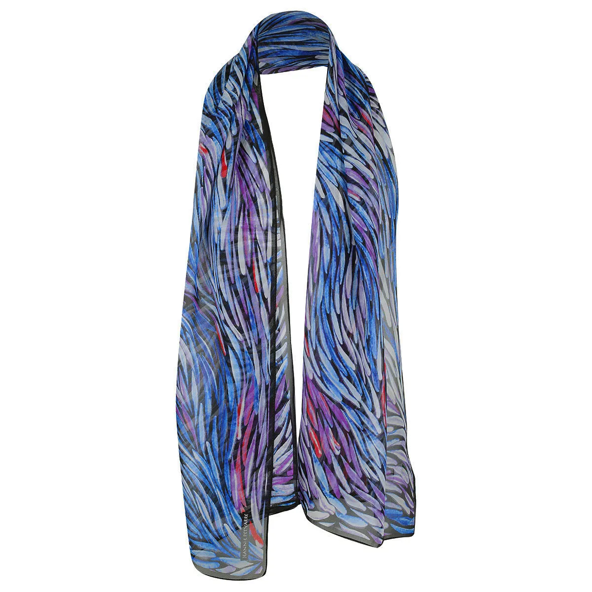 Bush Grasses Purple Scarf