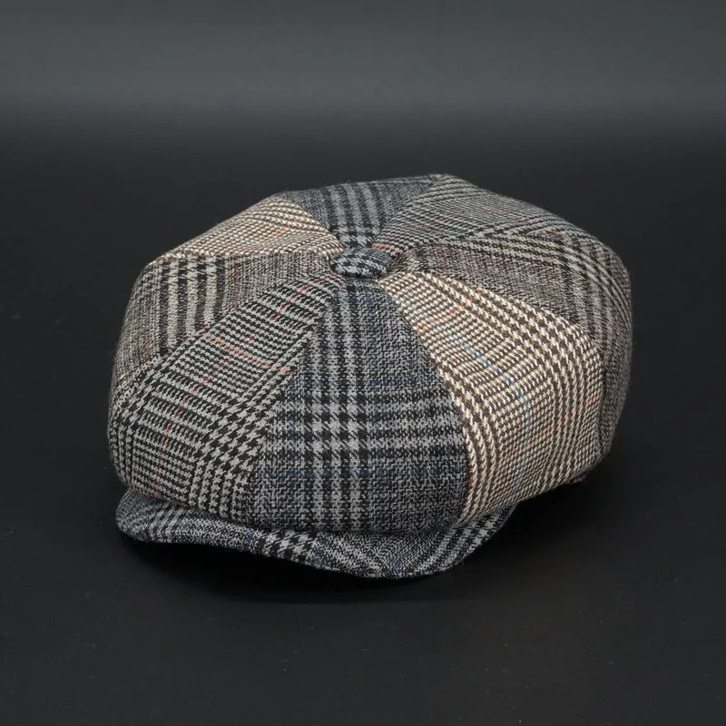 Chic Wool Newsboy Cap