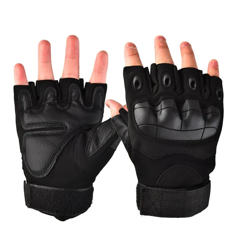 Combat Tactics Long-Finger And Half-Finger Gloves Outdoor Fighting Cycling Handguards Non-Slip Military Fans Protective Fighting Gloves