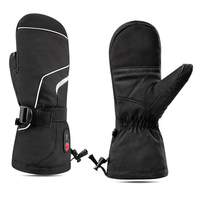 Day Wolf Mittens Gloves for Men and Women, Rechargeable Heated Gloves