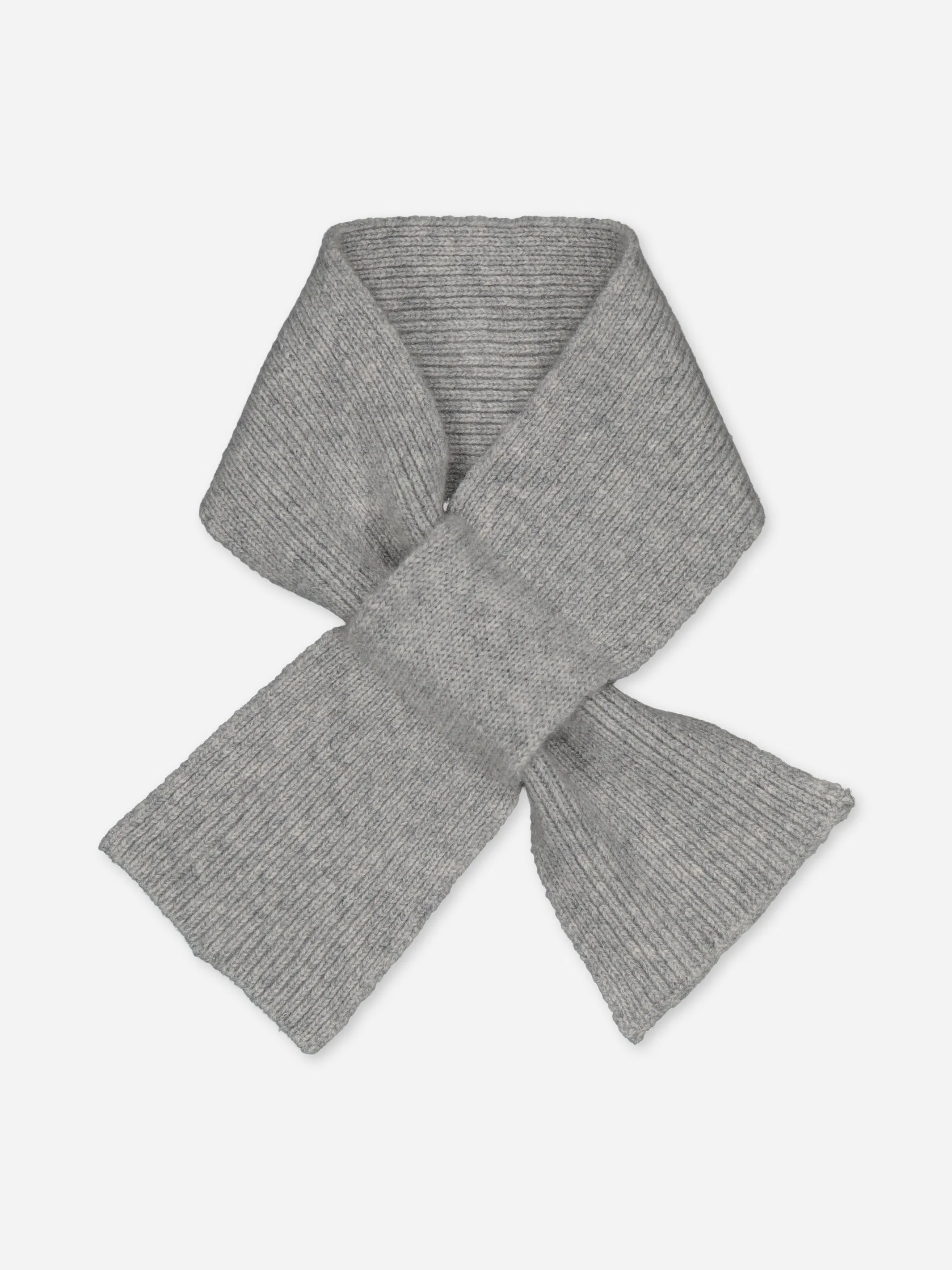 Dog Cashmere Scarf Grey