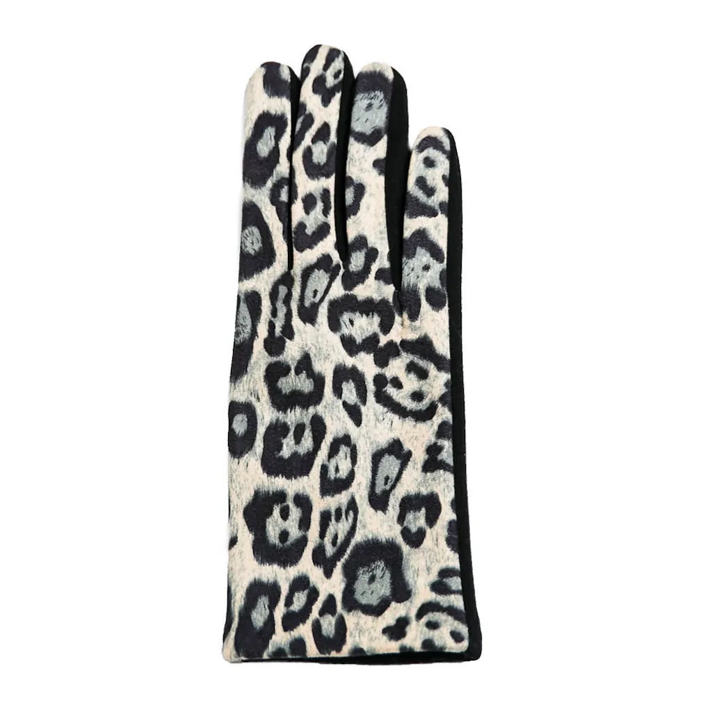 Ellie Leopard Print Gloves - Womens