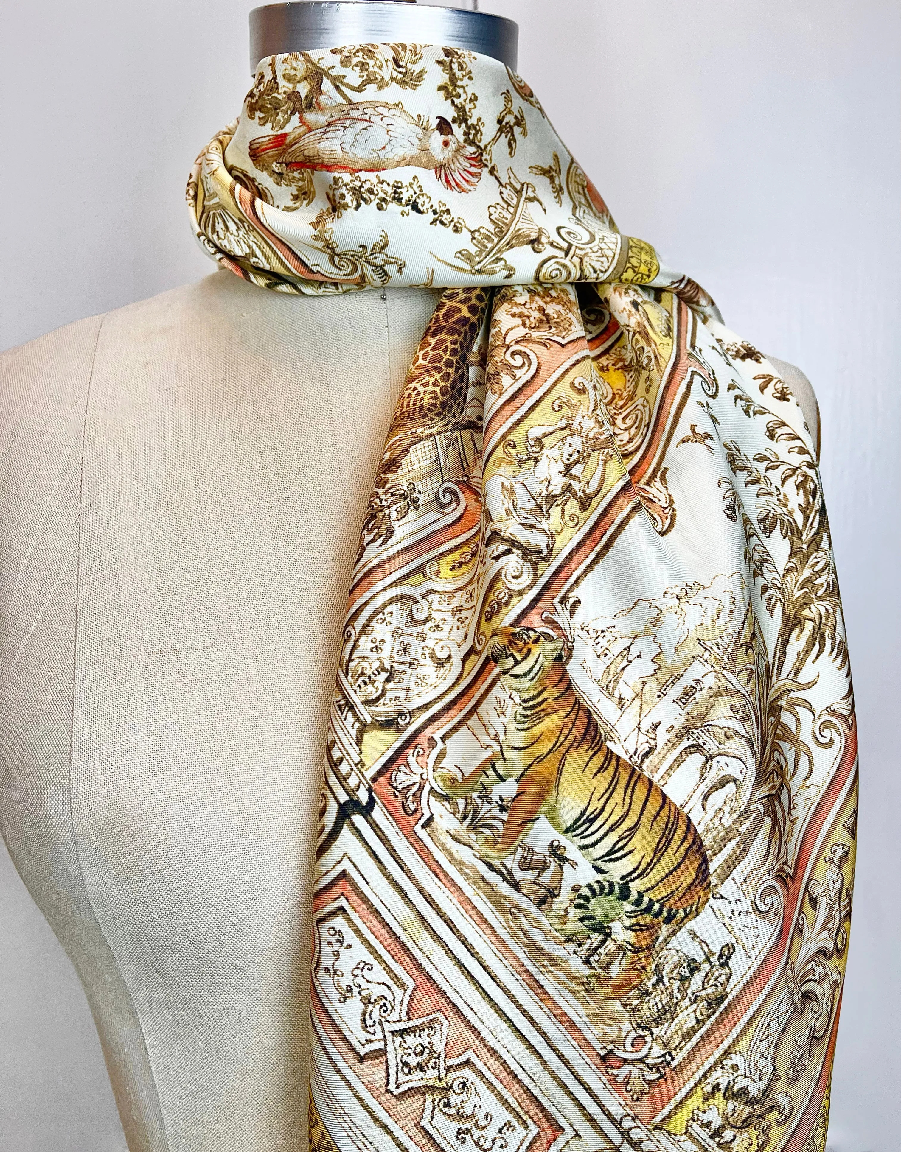 Elwyn New York Mural Menagerie Scarf