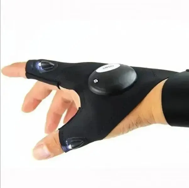 Flashlight Fishing Gloves