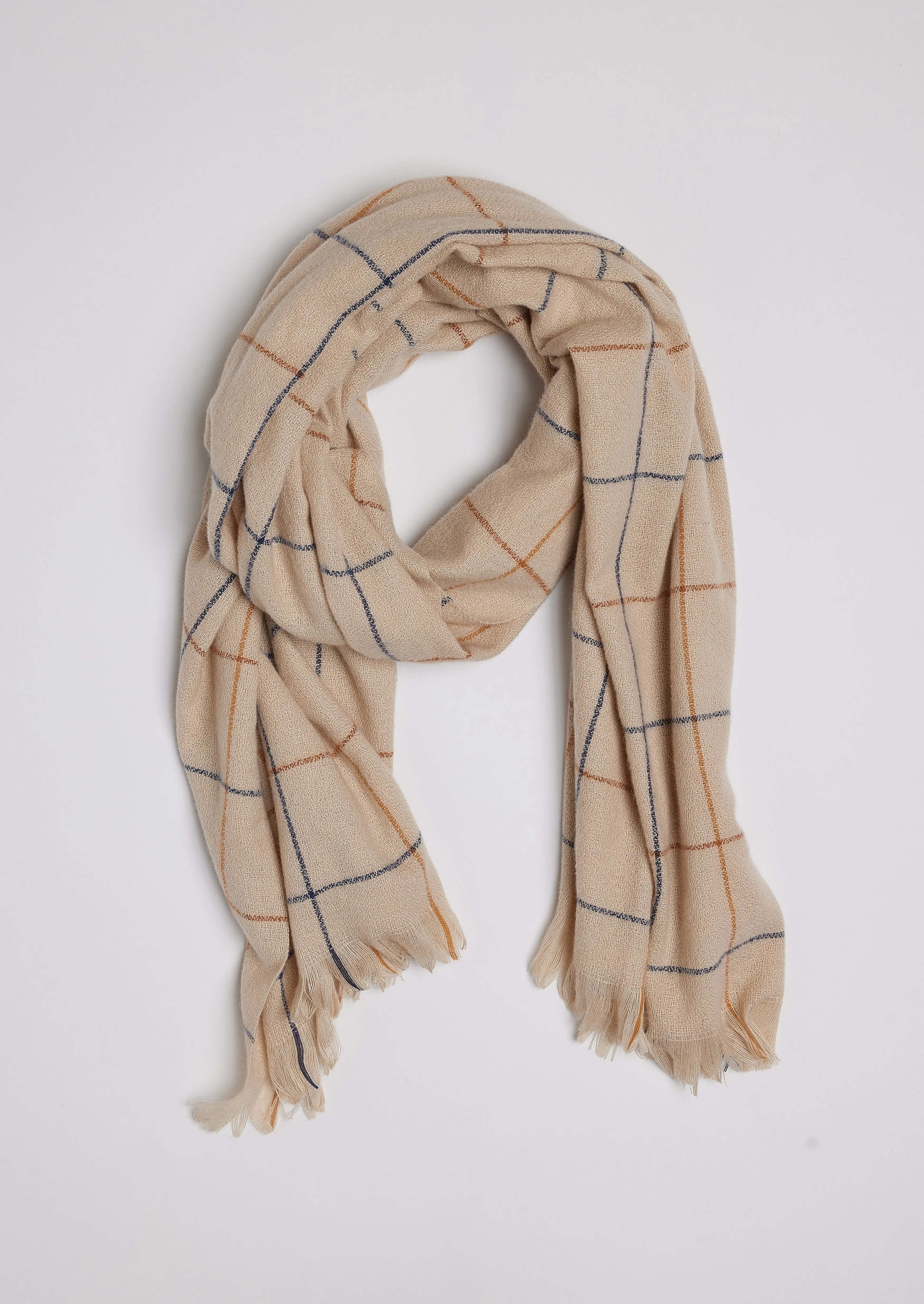 Hudson Windowpane Scarf