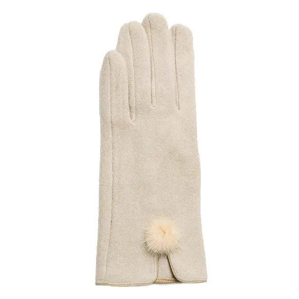 Jennifer Pom Pom Touch Screen Fingertip Gloves