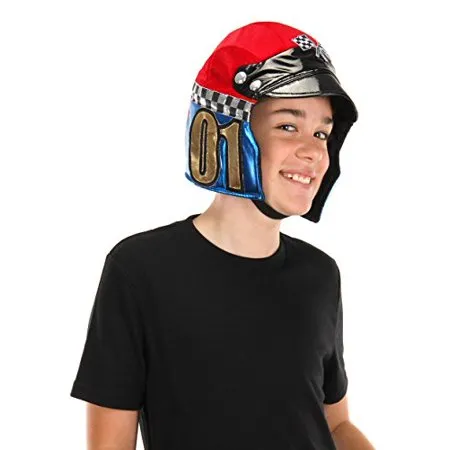 KIDS RACER PLUSH HELMET