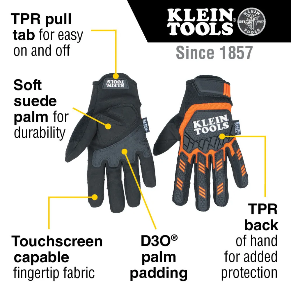 Klein 60598 Heavy Duty Gloves, Small