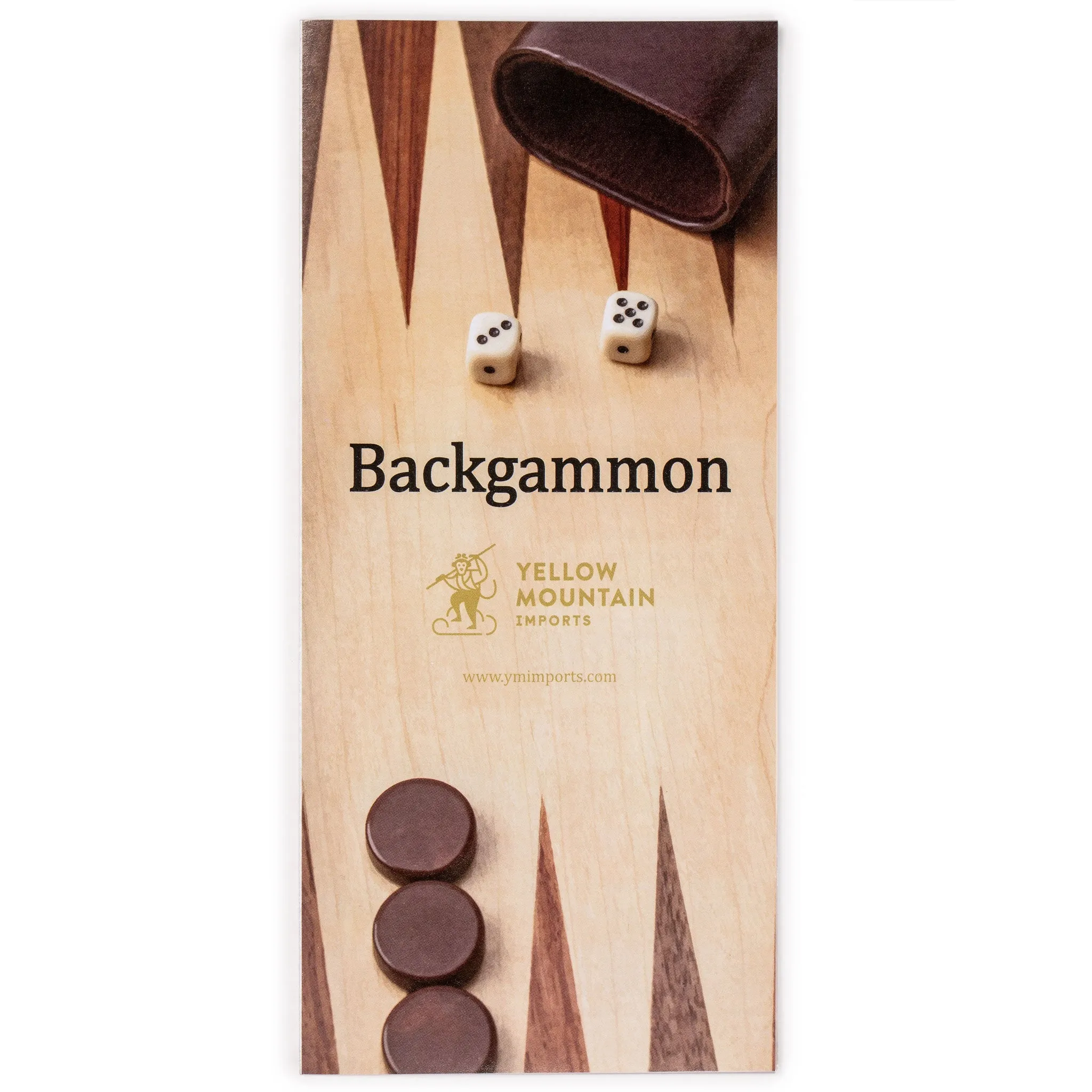 Leatherette Backgammon Set, "Antalya" - 17"