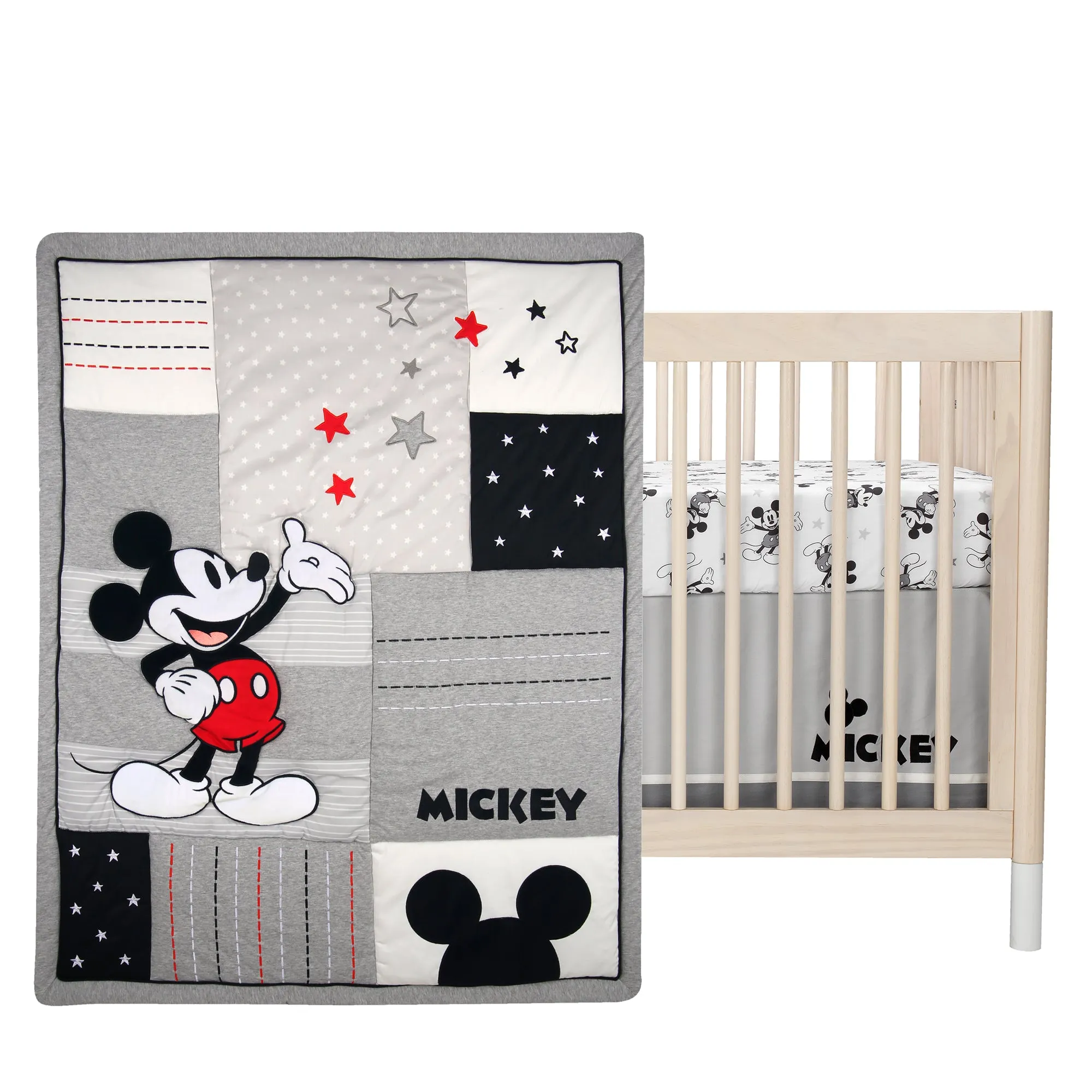 Magical Mickey Mouse 3-Piece Crib Bedding Set