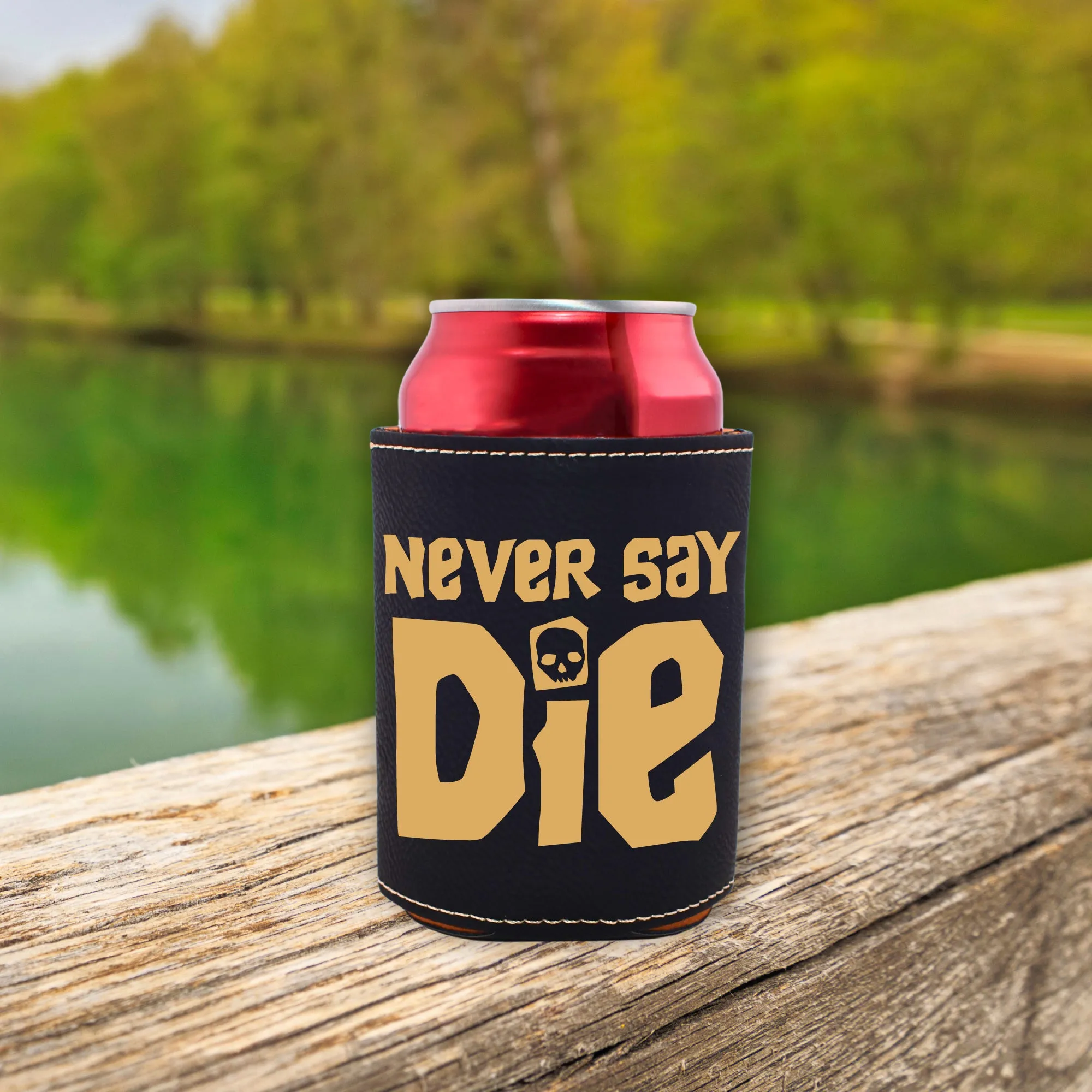 Never Say Die Goonies Drink Sleeve