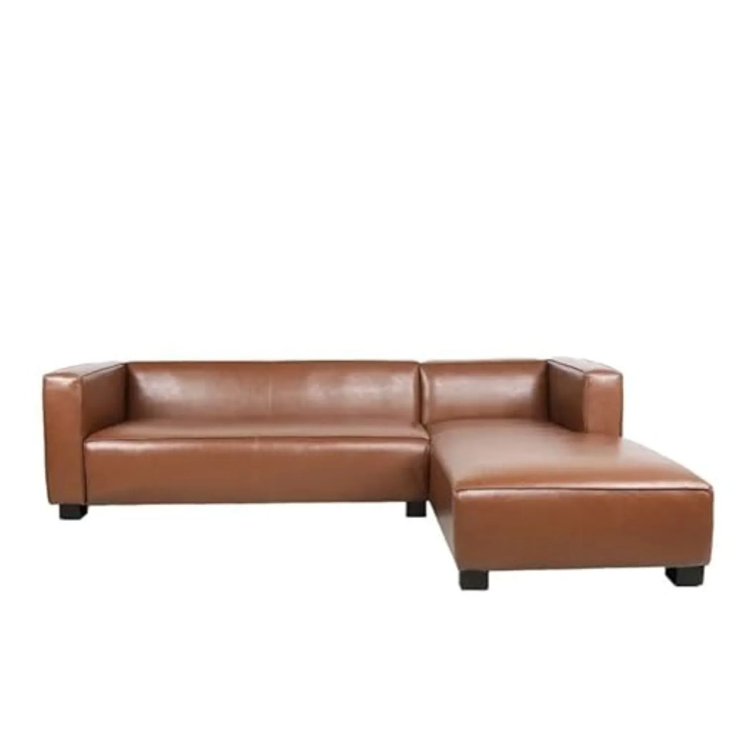 Nordic L Shape 5 Seater Leatherette Sofa For Living Room