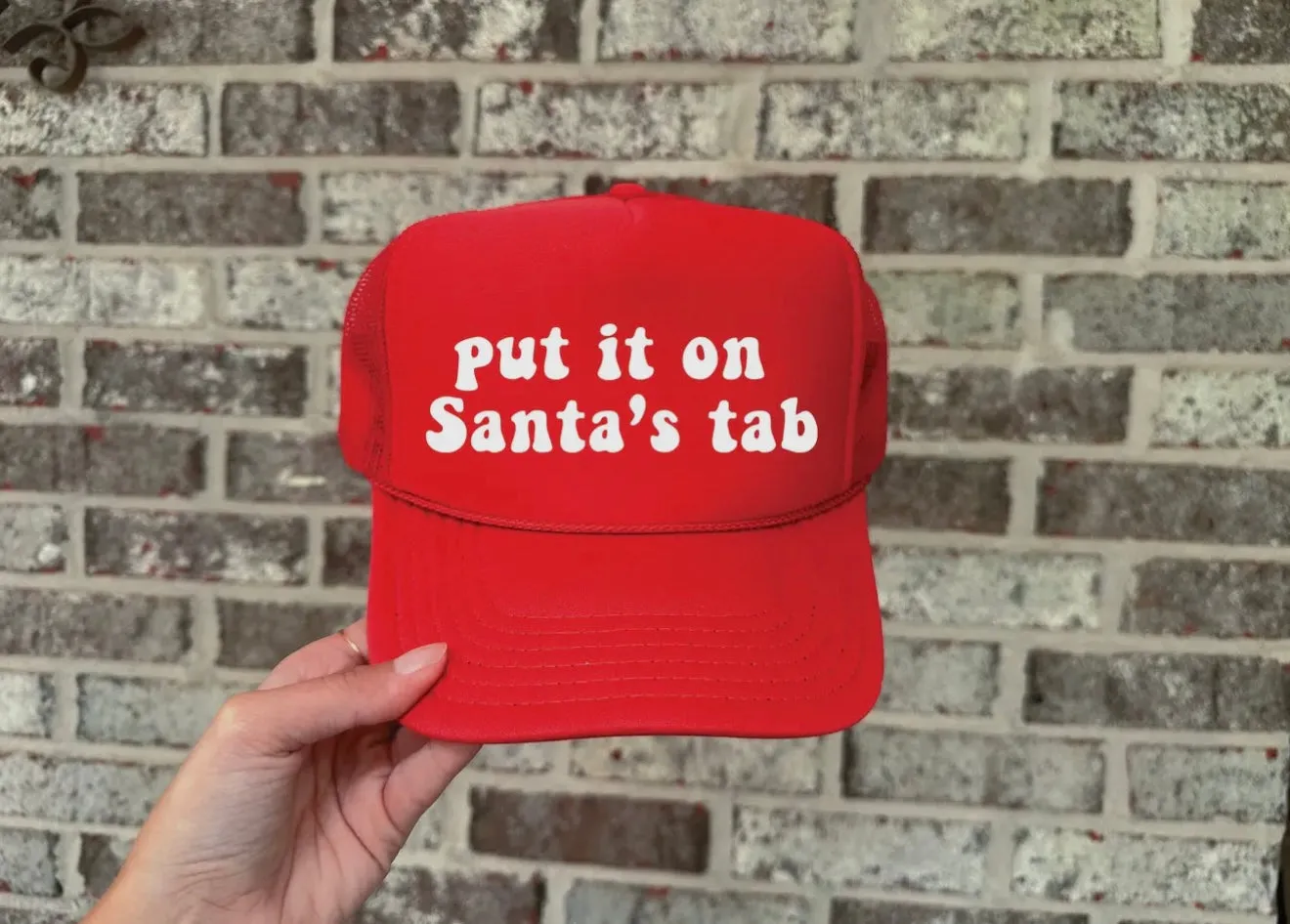 Put It On Santa’s Tab Trucker Hat