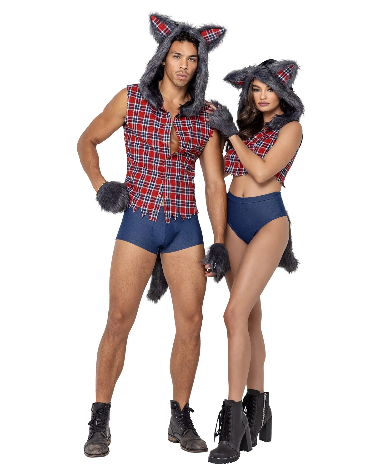 Roma 3PC Mens Full Moon Werewolf Costume