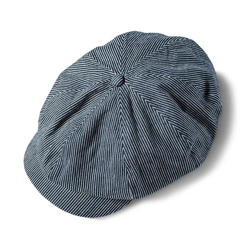 Vintage Wool Blend Newsboy Cap for Men