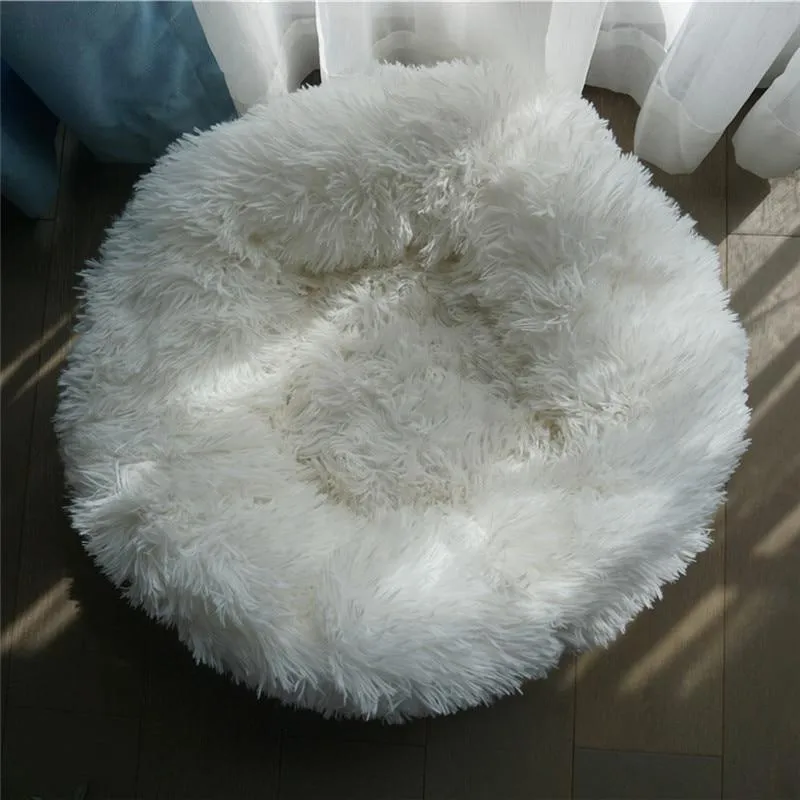 Warm Washable Long Plush Super Soft Dog Bed