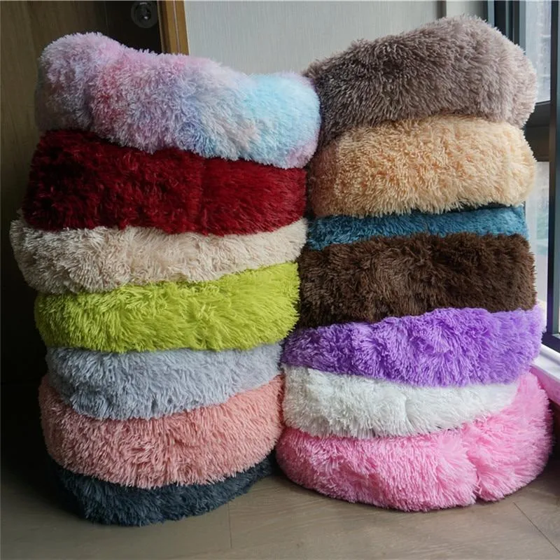 Warm Washable Long Plush Super Soft Dog Bed