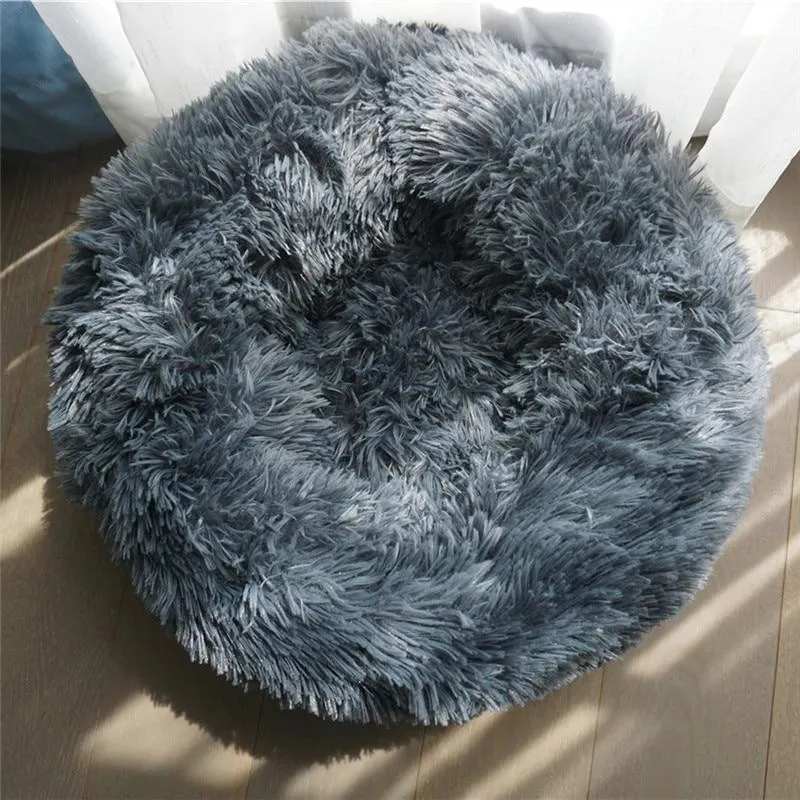 Warm Washable Long Plush Super Soft Dog Bed