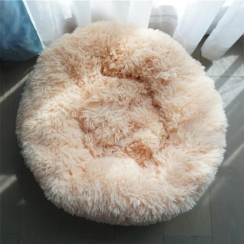 Warm Washable Long Plush Super Soft Dog Bed