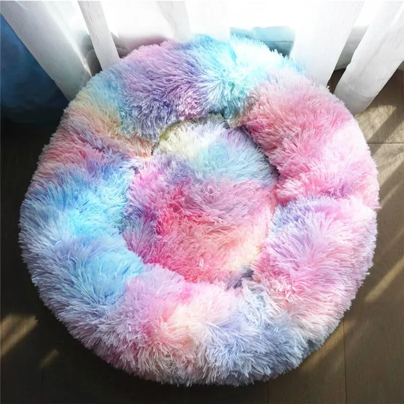 Warm Washable Long Plush Super Soft Dog Bed