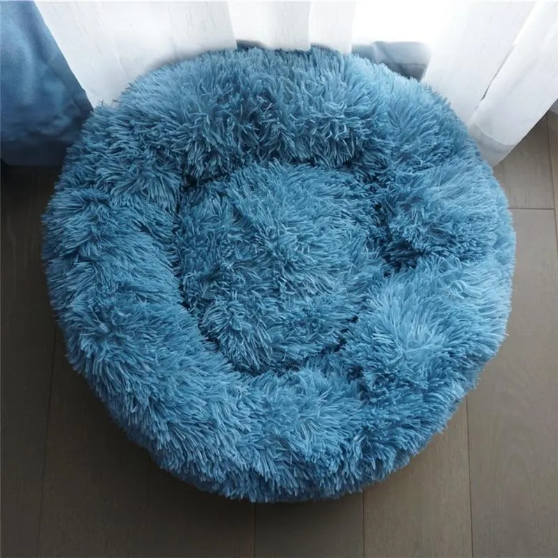 Warm Washable Long Plush Super Soft Dog Bed