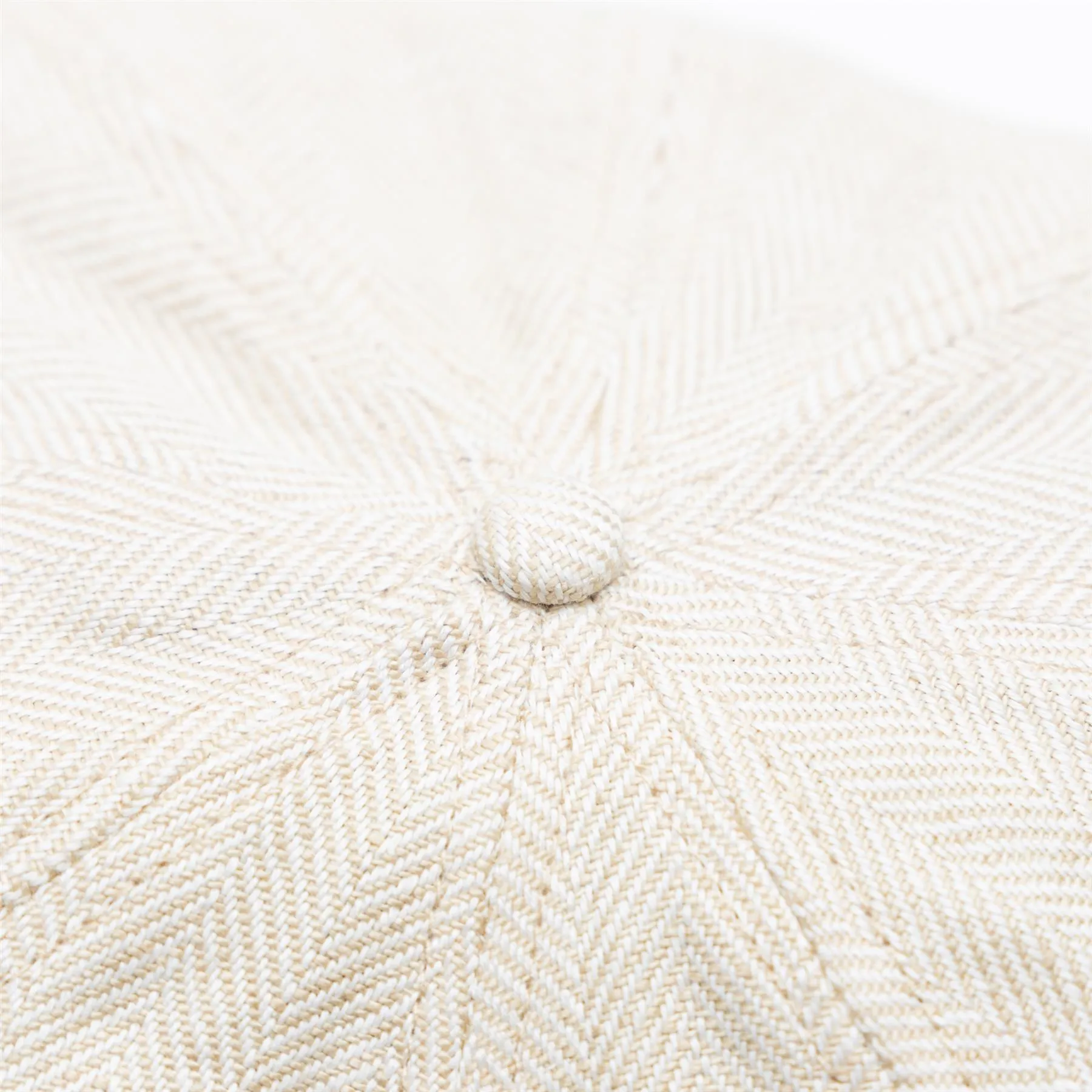 x TRENDYGOLF 8 Panel Herringbone Wool Cap Tan/Cream - AW23